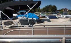 Offered for sale is a Pre-Loved 2014 Bennington 2375 GCW by Rivett&rsquo;s Marine Recreation & Service, Inc. In Old Forge, NY.
Exterior
Color - Bronze
Canvas - Midnight Black
Interior
Upholstery Color - Java with Monochrome accent
Flooring - Mocha HP