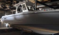 &nbsp; If you are a hardcore fisherman looking for a high end center console. Then check out this white on white Everglades 325CC. It is truly the finest 32ft off shore center console on the water. With its 10'-8'' beam and all the Everglades patented