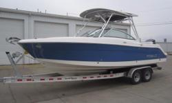 Certified Trade w/ Warranty ... Only 26 Hours ... Coastal Blue Hull Color ... Garmin Electronics
Nominal Length: 24'
Engine(s):
Fuel Type: Other
Engine Type: Outboard
