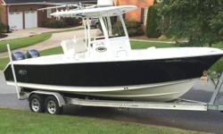 FOR QUESTIONS CONTACT: RYAN 803-600-3812 or rmyrick5@yahoo.com 2014 Sea Hunt 25 Gamefish EQUIPMENT: - Twin Yamaha 150 Four Strokes - Warranty till June 2017 (More warranty can be added) - All Yearly Maintenance Records Available - Venture Tandem Axle