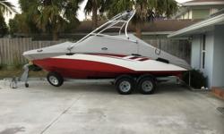 2014 Yamaha AR210 - 30 hours on engines. Like new condition. Purchased new 01/2015. Extended 5 year Transferable Yamaha warranty good till 01/2020. Upgraded bench passenger seat to Yamaha Captains Chair for additional comfort and visibility when