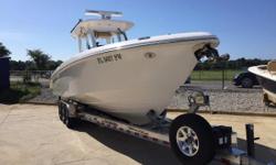 2015 Everglades 325 Center Console For Sale. Very Low Hours on Twin Yamaha 350 Four Strokes, Twin Garmin 6212's, Auto Pilot, 4 KW Radar, Stereo, Outriggers, Bow Cushions, VHF Radio, 15k Trailer With Spare And Tool Box, Windlass Anchor, Spotlight, Yamaha
