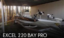Actual Location: Lexington, SC
- Stock #096329 - Great Deal, Low HoursBetter than new with LESS than 10 hours.This 2015 Excel 220 Bay Pro has features on it that makes it stand above most anything else out there.-Stainless Steel Package-Light Bar-Extra