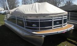 This slightly used, 1 owner, High Quality pontoon boat has all the features and condition of a new model, without the high price. Trades Considered General Options BIMINI TOP CERTIFIED DRIVE TRAIN WARRANTY COCKPIT COVER DEPTH FINDER HF0886A HF0886A