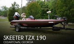 Actual Location: Cedartown, GA
- Stock #101885 - If you are in the market for a bass, look no further than this 2015 Skeeter TZX 190, just reduced to $33,400.This boat is located in Cedartown, Georgia and is in great condition. She is also equipped with a