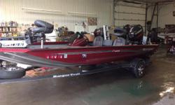 2016 RANGER RT 188 115 HO GHL GRAPHITE EVINRUDE WITH WARRANTY THRU 3-29-23
RANGER TRAIL TRAILER WITH SPARE, ALUMINUM WHEELS, BOAT BUCKLE TIE DOWNS
AUTO BILGE
RECIRCULATING AERATION SYSTEM
BAY STAR HYDRAULIC STEERING
STAINLESS PROP
HYDRAULIC 4" SETBACK