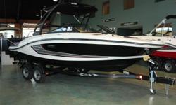 2016 SEA RAY 19SPXRED SPEED GRAPHICSBLACK BOTTOM & BLACK HULL SIDESBLACK CANVASCOLORED BOTTOM & COLORED HULL SIDES MATCHELEVATION PACKAGECAPTAIN'S PACKAGECOCKPIT COVER WITH TONNEAU COVERFLOORING - SNAP IN CARPETSTAINLESS STEEL COMPONENT UPGRADESWIM