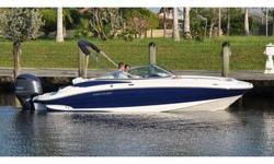 The SouthWind Sport Deck is the perfect fusion of runabout style and deck boat room. The sporty 2400 Sport Deck is designed with the whole family in mind. Get more out of your day on the water with the spacious storage, enclosed head and comfortable,