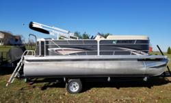 2016 Sweetwater pontoon 2086. Boat has 59 hours and still under warranty that is transferrable. Stainless steel prop, blue tooth stereo, fish/depth finder and trailer. 22,900.00