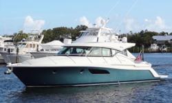 The owner's boating plans have change making this fresh 2017 Tiara C44 Coupe powered with CUMMINS QSB 6.7L (550HP) INBOARDS w/CUMMINS JOYSTICK DOCKING & 24V BOW THRUSTER available to the market.
She offers several custom features including:
DUPONT LIGHT