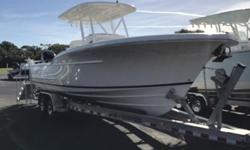 Clear the Decks. Dealer boat show demo. Call for special pricing!
Pure fishing adrenalin is what you can expect in the Davis 28 Center Console. Designed and engineered with fishing in mind, this powerful machine rivals all other boats in this category.