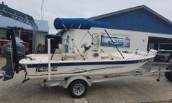 Very Clean! Jackplate, 10' Power Pole, Bimini Top, Am/Fm Stereo, Minn Kota Riptide Hand Control, Guide On's, Boarding Ladder, Smart Tabs, Fuel and Water Separator.
Nominal Length: 18'
Length Overall: 18'
Engine(s):
Fuel Type: Other
Engine Type: Outboard