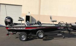 GREAT BASS BOAT LOADED WITH EXTRAS AND ONLY 69 HOURS ON THE MOTOR.
UPGRADES INCLUDE
MINNKOTA 70LB 24VOLT EDGE TM, 3 BANK BATTERY CHARGER, 3 BATTERY SYSTEM, LOWRANCE ELITE 7 COLOR GPS FF, LOWRANCE HOOK 5 COLOR GPS FF, POWER POLE MICRO 8FT, SPARE TIRE,