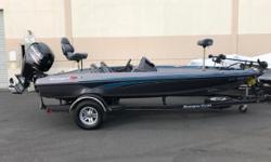 OPTIONS:
Z-PACKAGE W-RANGER COVER, BOAT BUCKLE TIE DOWNS, ROD BUCKLES, LIGHTED COMPARTMENTS, AND HYDR. PEDESTALS.
MINNKOTA 24V ULTREX GPS TM, 2 BANK CHARGER, 6" MANUAL JACK PLATE, SPARE TIRE, DISC BRAKES, AND SWING TONGUE.
&nbsp;
&nbsp;
&nbsp;
Measuring