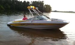 2005 Crownline 216ls. Let me say this boat is in superb condition, and ready for lake! It has a 5.0 mercruiser with the bravo three outdrive, which will pull anything you put behind it.
Has around 52 hours on it which is incredibly low. This boat has so