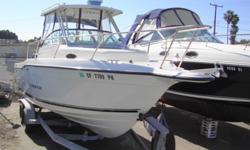 Whether your quest for fish takes you a little ways offshore or to the tuna grounds beyond the Out Islands, you'll get there in comfort and safety aboard the Striper 2600 Walk Around.
Or maybe this is the weekend to take the family for a cruise down the