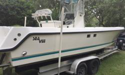 Selling my baby, a 2005 year 290I Seavee with 315 yanmar diesel with ZF transmission. Fuel capacity is 150 gallons of diesel (two 75 gallon tanks) and it has 1255 hours and has had only one owner. This boat is a fishing machine and simply catches fish! I