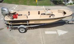 2007 CAROLINA SKIFF JV15 SPORTSMAN SERIES powered by a 40 HP HONDA 4 STROKE engine. She has several features to ensure your time on the water is both relaxing and enjoyable.FEATURES:* FARIA GAUGES* FOLDING PEDESTAL SEAT* STICK STEERING* BAITWELLS FRONT &