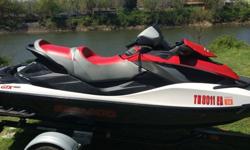 well maintained ski very fast and a lot of fun only 21 hours always dealer serviced comes with 2 keys cd and fitted seadoo cover and the trailer is also new.