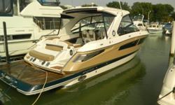 This 35 Four Winns is the perfect boat for the family, with seating for all that includes an overnight bunk with Refrigerator, shower, full head.
Beam: 10 ft. 9 in.
Hull color: Tan
Standard features: Dimensions LOA: 35 ft 0 in Beam: 10 ft 10 in Bridge