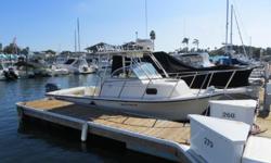 2005 Parker 2310 WA boat for sale in San Diego, CA. This is the famous Parker 21 degree ?Deep Vee? hull design. Powered by a Yamaha F250 four-stroke outboard with 998 hours. Engine received recent service in August 2014. Electronics include Raymarine C80