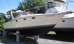 You are bidding on a: 1987 Tiara Yachts 3100 OpenCruiserTwin 454 Crusader V8'sOne Senior OwnerOptions Include: Â· Power WindlassÂ· OutriggersÂ· Ritchie CompassÂ· Battery ChargerÂ· HornÂ· WipersÂ· 110V Dockside Power
