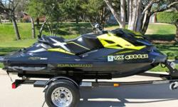 2013 SEADOO RXP-X 260 ONLY 32 HRS LIKE NEW INCLUDES TRAILER NO RESERVETHE BIKE HAS ONLY ONE SCRATCH THAT I HAVE POINTED OUT IN THE PICTURESFULLY SERVICED AND EVERYTHING WORKS PERFECTTHIS THING IS 260 HORSE POWER AND VERY QUICK SUPERCHARGED PICTURES SPEAK