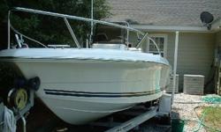 THIS IS ONE NICE FISHING BOAT. ONE OWNER AND ALL SERVICE HAS BEEN DONE.IT HAS 110 HOURS ON A 4 STROKE 115 HP YAMAHA MOTOR THAT RUNS GREAT AND QUIET.ALSO VERY FUEL EFFICENT. TRANSOM HEIGHT IS 25", HULL DEAD RISE IS 18", DRAFT IS 12"-14" , HOLDS 40 GAL.