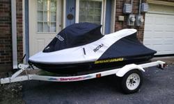 1998 Seadoo RXP Limited for sale! Has between 105-110 hours on it. Excellent shape - comes with single trailer, brand new Seadoo neoprene life jacket and Seadoo Rotax black/gray cover. Asking $3,500 or best offer.