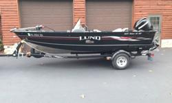 2008 Lund 1625 XL SS, 50HP Mercury 4 stroke power tilt, Lowrance Elite GPS fishfinder with Navionics updated platinum chip, electric trolling motor, livewell, 3 batteries, built in battery charger, AM FM stereo (satellite ready), trailer, spare tire, 2