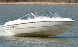 You are viewing a SUPER MINT 2005 Stingray 180 RX edition Bowrider. This one owner boat is in excellent condition, and shows to have been barely used. Boat has been garage kept.