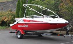 2006 Sea-Doo Speedster 200 310 HP 19?9?Sea-Doo Speedster 200 model combines twin Rotax 4-TECTM four-stroke technologiy for the highest horsepower on the market and the best acceleration in its class.Responsive handling and formidable horsepower make