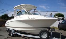 GREAT BOAT! GREAT DEAL!
Luxury fishing, now in a convenient trial size.
The 232 Coastal is the perfect blend of a serious fishing boat and the most comfortable cruiser. Aboard the 232, anglers have everything they could ask for, including a 90-quart fish