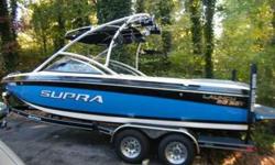 2007 SUPRA LAUNCH 22 SSV WAKEBOARD SKI BOAT. one owner. BOAT HAS 243 HRS. THIS BOAT IS LOADED AND IS IN EXCEPTIONAL CONDITION!! PRICED TO SELL.. INCLUDES THE FOLLOWING OPTIONS; INDMAR ASSAULT 5.7L, 325 HORSEPOWER MOTOR WITH , GRAVITY TRIPLE BALLAST SYSTEM