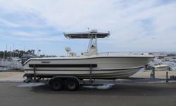 2002 Pursuit 2470 Center Console boat for sale in Sebastopol, CA. Repowered in 2012 with a Yamaha F250BTXR motor that currently has 322 hours. Electronics include latest Garmin 1040xs display with GPS/Radar/Fishfinder, and 2 separate VHF radios. Pacific