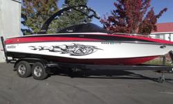 This boat is loaded all the way down to the 8.1L motor. Comes with 4 tower speakers, 8 tower lights, wakeboard rack, surf rack, tower mirror, bimini, bow ballast, heater, shower, power wedge, cruise control, snap on bow and cockpit covers and more. This