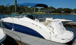 ALMOST NEW FAMILY CRUISER !
LOADED WITH OPTIONS & ONLY 28 HOURS !
ALL OFFERS ENCOURAGED!
One of the beauties of this boat is that your family can turn a great day, into a great weekend. In addition to this trick, she is narrow enough to trailer to a great