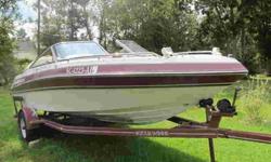 Pre-owned, 1992 four winns bowrider, nineteen ' with excellent running omc cobra 5.0 liter engine . will need cosmetic work . $4,000.00 803-270-5120 . Great 1st time family boat . This boat runs like a new boat and everything works. The trailer is in