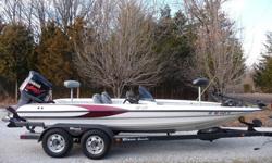 THIS IS AN EXCEPTIONALLY CLEAN BOAT FOR THE YEAR, AND IS READY TO FISH TODAY. IT'S BEEN ON THE WATER SEVERAL TIMES ALREADY SINCE THE FIRST OF THE YEAR. HERE ARE SOME FEATURES:POWERFUL YAMAHA V-MAX 3.0L FUEL/ OIL INJECTED ENGINE !STAINLESS PERFORMANCE
