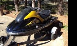 Great jet ski! 2006 Yamaha GP1300R for sale - trailer included. Jet ski has low hours and is well maintained. glove box is currently disassembled, but all parts remain, just need someone handy to fix. Specs below. email for questions or more info. All