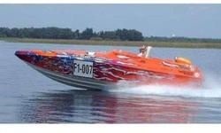 1998 Warlock 29 Offshore This is a Race Boat business taking up to 5 passangers on thrill rides with speeds up to 80 M.P.H. 500 H.P. Mercury with Bravo 1 Teague Platinium Outdrive, Aerated stepped bottom, 12" keel pad, Serviced 10 hours ago, Dry stacked