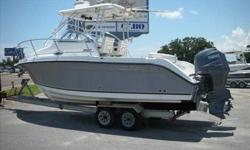 2008 Century 2400 WALKAROUND Take a look at this super clean 2008 2400 Century Walk Around. This is a one owner boat that was always kept under cover on a lift. She is loaded to the tilt with options such as: Raymarine E80, Closed dome 24KW radar,