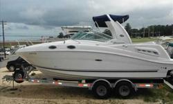 2007 Sea Ray 260 SUNDANCER **BROKERAGE LISTING** PRIVATE OWNER MOTIVATED TO SELL. TRADES NOT ACCEPTED. **ONSITE FINANCING** This 260 Sundancer is ready for a new home! This boat is very clean and loaded up with 5.7l Bravo III and A/c/Heat. This boat has