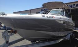 2009 Crownline 260EX Deckboat $60,900 Big enough to bring your family and a few friends as well! The 260 EX is built on our exclusive F.A.S.T. Tab hull. Both boats feature generous, deep sidewalls for added safety for the kids. There are plenty of