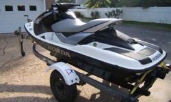 2006 HONDA TURBO GARAGE KEPT IN SUPERB CONDITION WITH ONLY 74 ORIGINAL HOURS TRAILER, COVER AND ACCESSORIES INCLUDED ... JETSKI IS EXTREMELY FAST..... 65 MPH......... RELIABLE AND FUN ....WILL CONSIDER TRADES... LOOKING FOR A CAR, TRUCK, MOTORCYCLE OR A