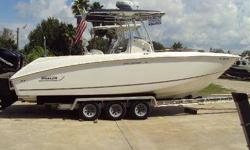Coastal Marine Center, Inc. OUTRAGE Located in Nokomis, FL.Call Coastal Marine at 888-459-0227 or email (click to respond) for more information.Qualifies for LOW BANK FINANCING!This is a clean and 'like new' 2005 27' Boston Whaler Outrage and it's in