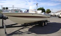 Kevlar Hull !!! Great Value!
Hydra-Sports 24' Offshore center console.
Top of the line fishing boats in its day. No second best. No tradeoffs. From the KevlarÂ® reinforced hull to the massive fuel tank and fish boxes that allow you to go out further and