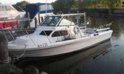 1985 SportCraft GL 300 (Great Lakes edition) 30', 10' Beam, 4' Draft - Ready to Fish - $9900 OBO *Federally Documented Vessel currently used as Charter Boat *454 Mercruiser, 100 Gallon Fuel Tank, Hardtop with rocket launchers *35HP 1999 Johnson kicker