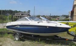 Super nice 2004 Sugarsand Calais jet boat with trailer included! This is an UNBELIEVABLE deal! This boat is super sporty and will go 50+ miles per hour. Loads of fun and super safe too with no propellers to worry about. Call Justin for more information