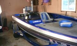 2000 Javelin Renegade 18 with 150 HP Johnson , 5 Hi-Jacker manual , 4 blade Renegade Bass ss prop , Hot Foot , Blinker Trim , double and single battery chargers , new boat and motor covers , hinged tongue , new tires , HBird 798 CI-SI-NVB Combo at